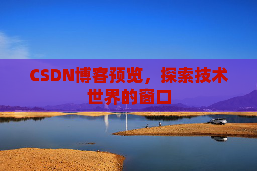 CSDN博客预览，探索技术世界的窗口